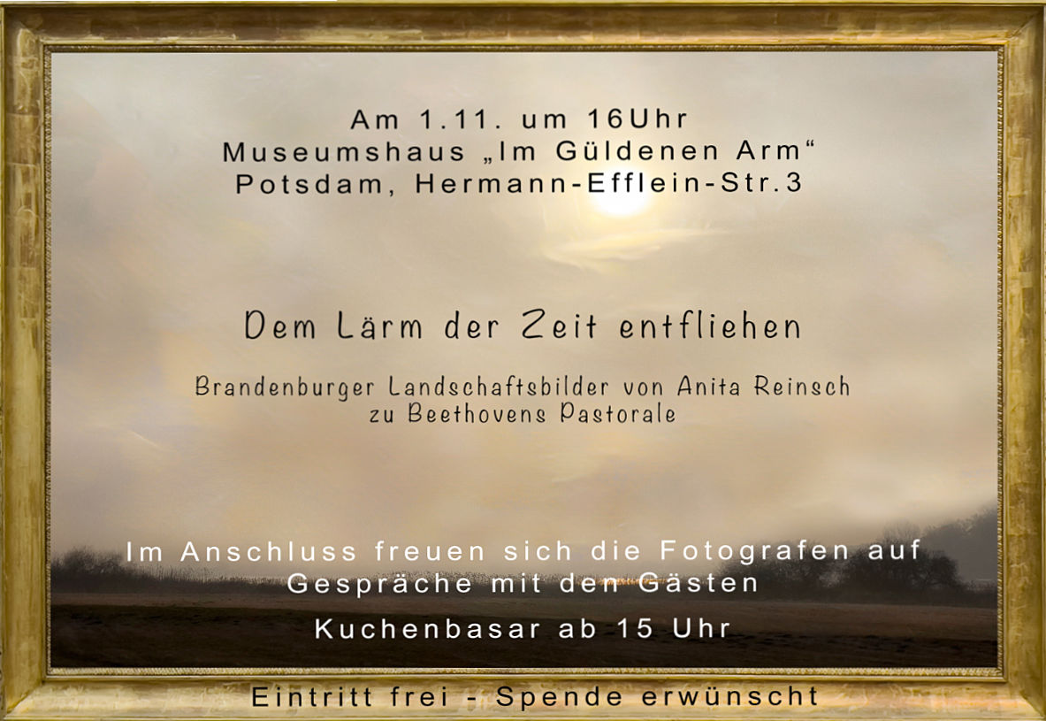 Dem Lärm der Zeit entfliehen - Brandenburger Landschaftsbilder von Anita Reinsch Dem Lärm der Zeit entfliehen - Brandenburger Landschaftsbilder von Anita Reinsch
